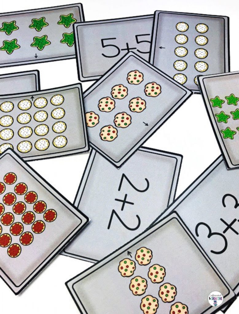 Christmas Cookies Array Center is a fun and interactive way for students to practice arrays.