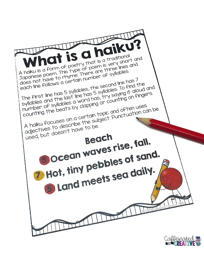 Teaching Haiku Using the Fall Season will help teachers learn how to teach haiku in a fun way!