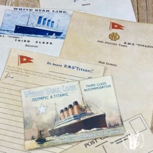 Immerse students in learning all about the Titanic by even creating menus and writing post cards aboard the ship!