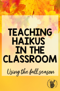 If you learning how to teach your students how to write haiku using the fall season! With these ideas you students will learn about haiku, practice writing one, and eventually write one for a beautiful fall bulletin board display! Perfect for 2nd grade through 5th grade!