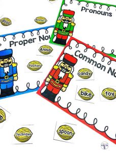 Nutcracker Nouns Center is a fun and easy center game for students to learn the different types of nouns. Included are common nouns, proper nouns and pronouns. Simply print, laminate and cut out!