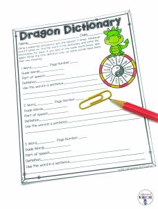 Dragon Dictionary is part of a Chinese New Year mini unit.