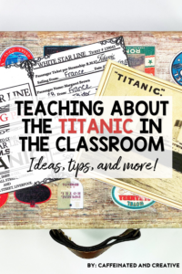 Are you wanting to teach your students all about the Titanic!? Read on for tons of ideas, tips, and a cross curricula digital and printable unit all about the Titanic! With tons of math, language arts, and writing activities, your students will be Titanic aficionados!