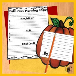 Fall Haiku Writing Templates for Bulletin Board Displays includes everything you need for teaching haikus and creating fall themed displays. Comes with practice and planning pages and 18 different templates! Perfect for fall, Halloween and Thanksgiving!