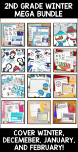 This winter holidays bundle is full of over 700 pages of no prep activities/worksheets, digital units, 22 centers, and 2 writing crafts, all for the winter months! The months of December through February are C-R-A-Z-Y! With this winter holidays mega bundle you will save so much TIME and money to make sure your students are still covering second-grade concepts during this time.