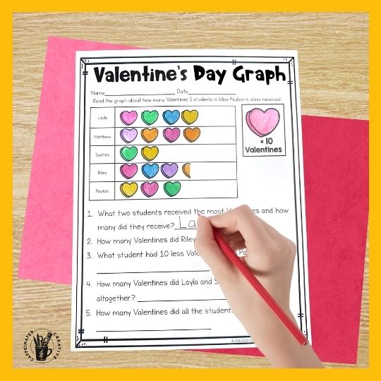 Do you need fun Valentine’s Day activity ideas ?! Teach graphs in a fun way and you can get even more Valentine's Day activity ideas for celebrating in the classroom!