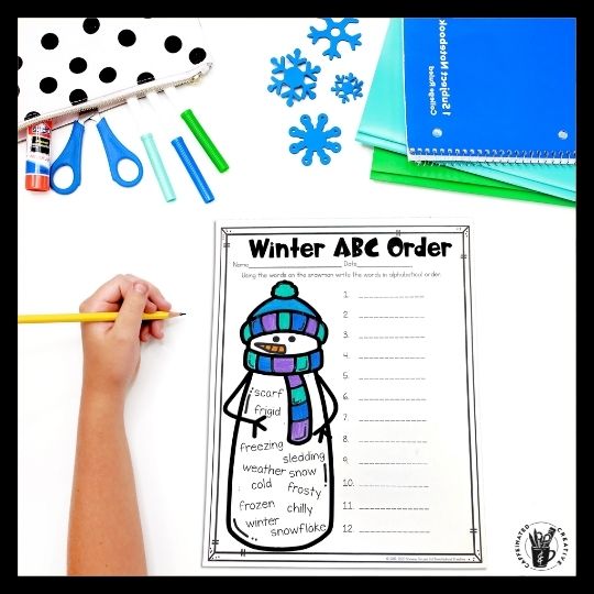 Students can practice putting winter words in alphabetical order with Winter ABC Order. This is part of a Digital and Printable Winter Math and ELA Activities bundle for second grade. Perfect for the winter months when you need a quick and easy winter activity! Perfect for morning work, homework, test prep, review, early finishers, sub plans, and more! All you need to do is print or assign slides!