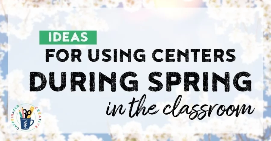 Centers are a fun way to get through the spring months when students are antsy! Get 10 themed hands-on centers perfect for small groups or independent work. Cover spring, St. Patrick's Day, Pi Day, Earth Day and Cinco de Mayo!