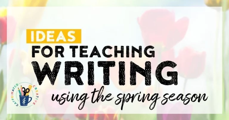 Get ideas and fun hands on writing crafts that are perfect for teaching writing during the spring season!
