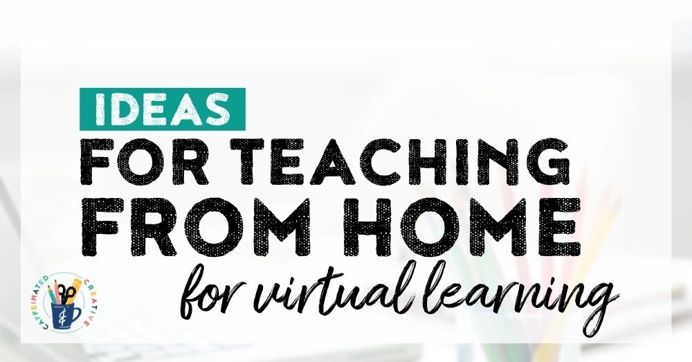 Are you suddenly finding yourself having to teach from home? Grab tons of ideas, tips, and resources to make teaching from home easier for you!