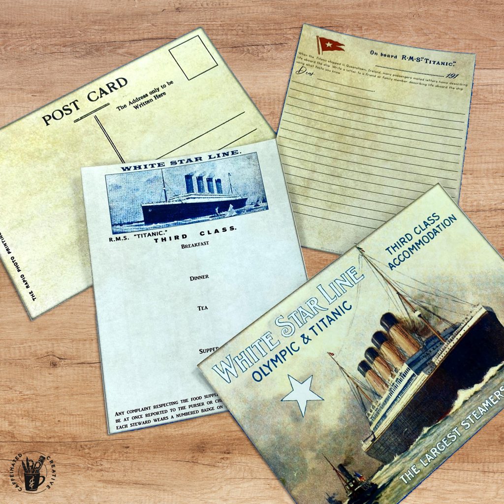 Students will learn about the Titanic in an interactive unit. With this unit upper elementary students will create a menu, write a letter or postcard and much more! These come in a digital and printable Titanic unit which comes with tons of activities, worksheets, language arts, and math-themed printables, an interactive passenger portion, task cards, comprehension questions, and even digital components!
