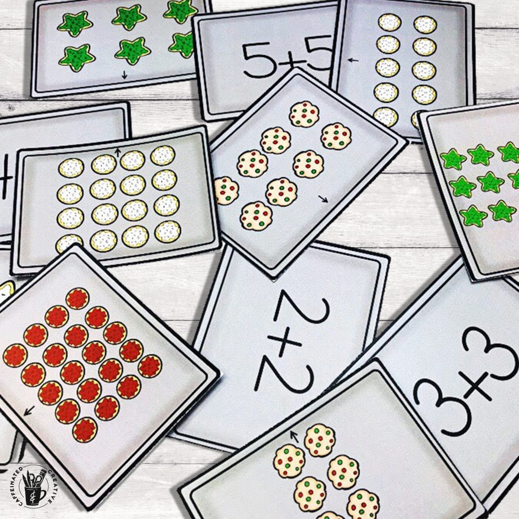 Christmas Cookies Array Center is a fun and interactive way for students to practice arrays.