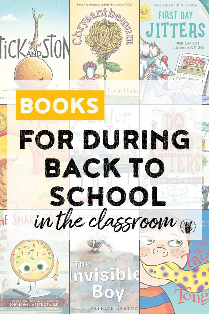 Get ideas for 20 children's books that are great for the first few weeks of school! Cover general back to school feelings, kindness, manners, and much more! Great for second and third graders!