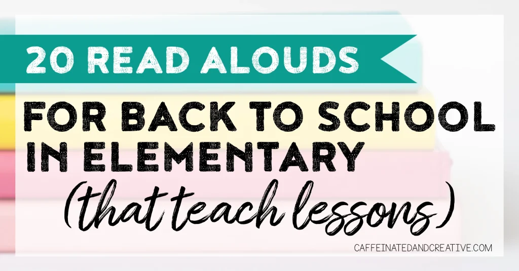 Get book ideas for second and third grade for back to school read alouds! Teach rules, procedures, kindness, and more using books!
