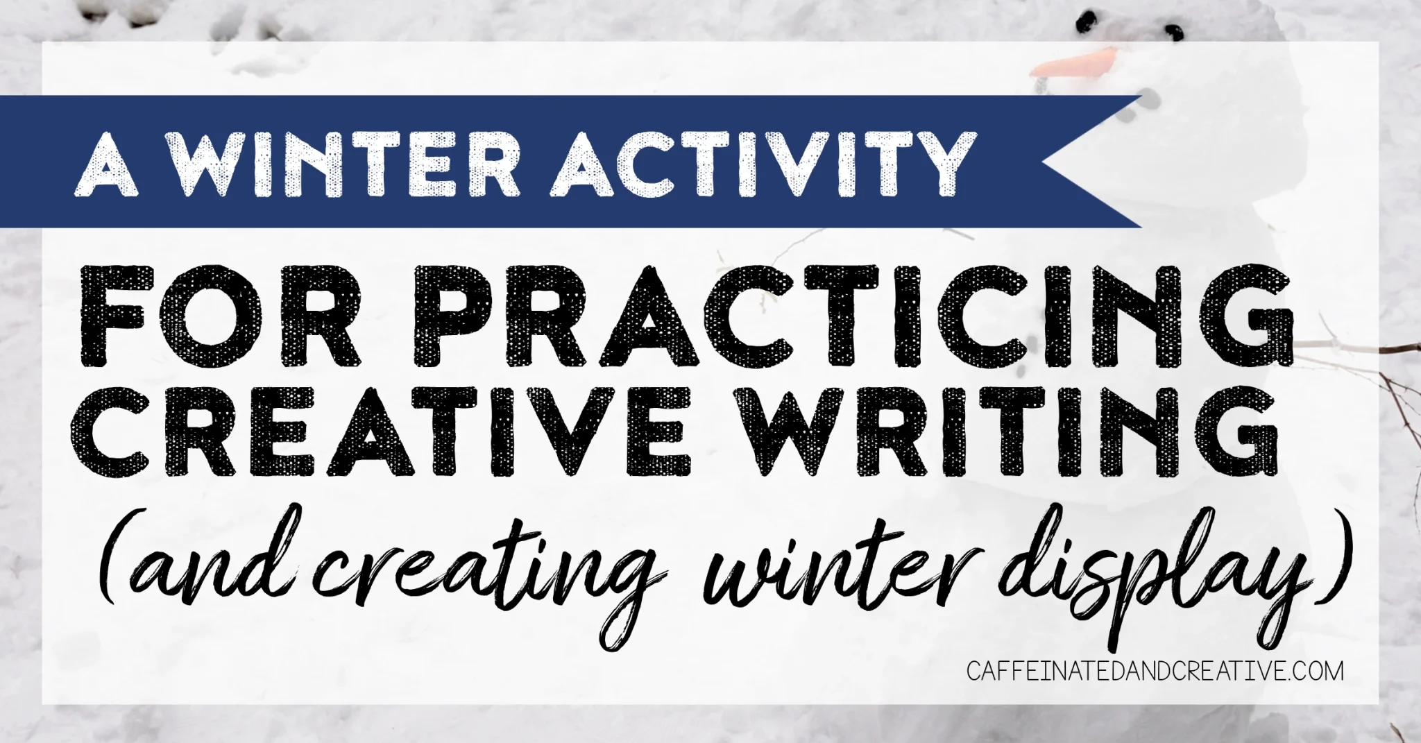 With this fun snowman writing craft, students will practice their writing skills during the winter months and bonus, you will have an adorable display!