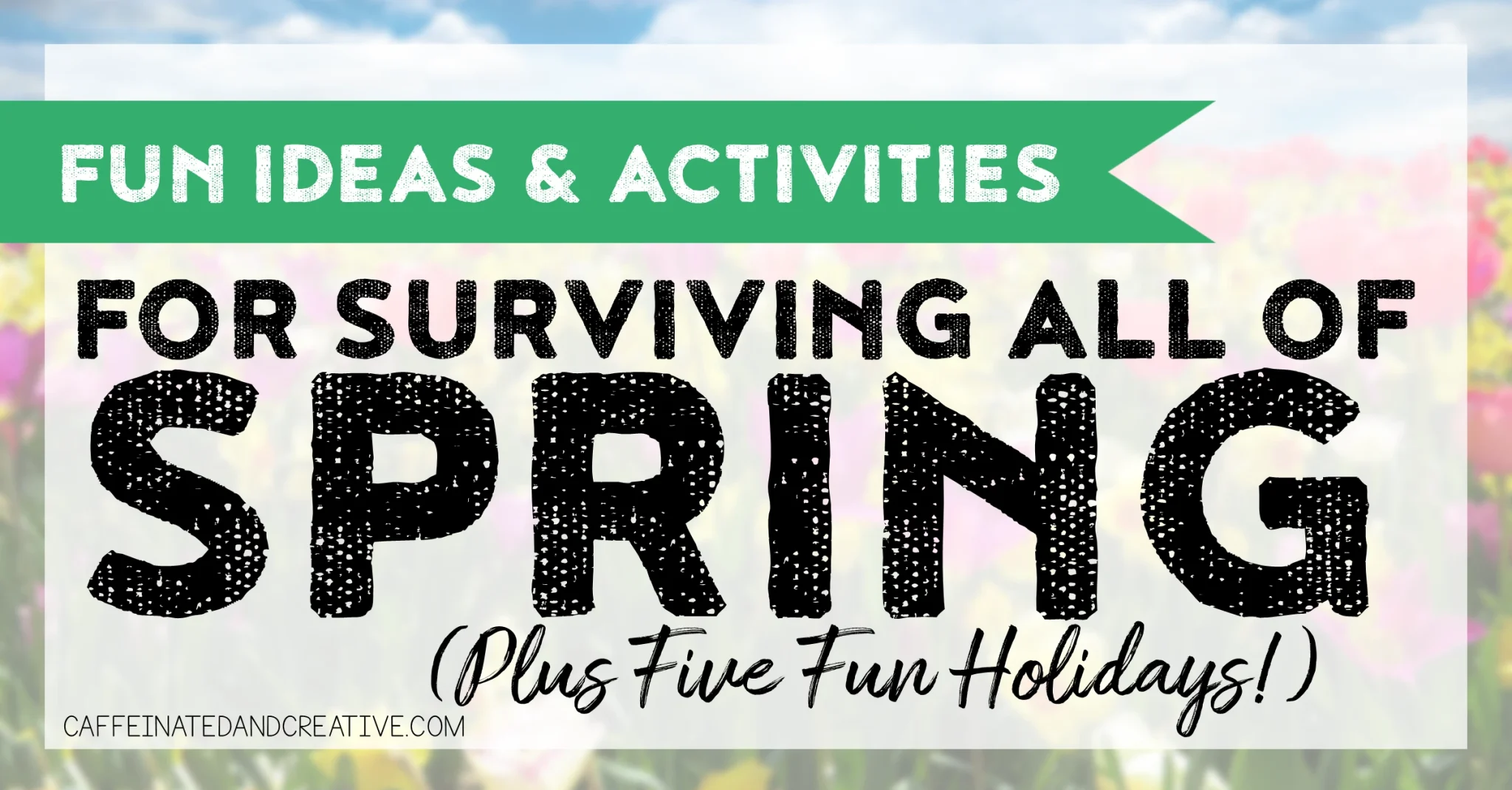 Read on for tons of ideas, tips, and activities for spring and several spring holidays!